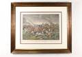 Colored Engraving Battle of Waterloo