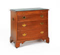 Conant Ball Chippendale style cherry bachelors chest