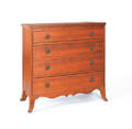Hepplewhite cherry chest of drawers