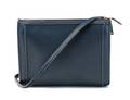 An Hermes Navy Leather Purse