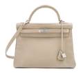 An Hermes Taupe Kelly Bag