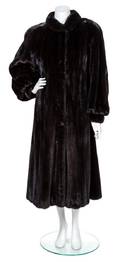 A Black Mink Coat