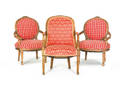 Pair of French carved armchairs