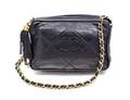 A Chanel Black Quilted Lambskin Camera Case