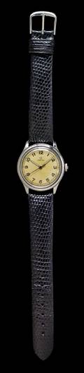 A Stainless Steel Ref 21793 Wristwatch Omega Circa 1947