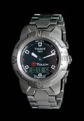 A Stainless Steel TTouch Wristwatch Tissot