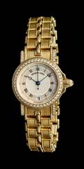 An 18 Karat Yellow Gold and Diamond Ref 6293 Horloger de la Marine Wristwatch Breguet