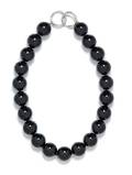 A Sterling and Onyx Bead Necklace Paloma Picasso for Tiffany  Co