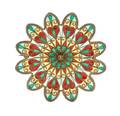 A Gilt Silver Polychrome Enamel PliqueaJour Brooch Johan Gustav Kjaerland