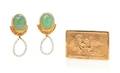 A Collection of 14 Karat Yellow Gold and Gemstone Jewelry Eve Alfille