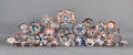 Large collection of Imari porcelain