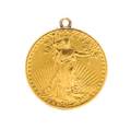 A US 20 St Gaudens Gold Coin Pendant