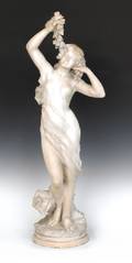 Italian marble statue of a nude woman late 19th c