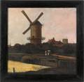 Dutch oil on canvas landscape late 19th c