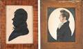 Miniature watercolor portrait of a gentleman mid 19th c