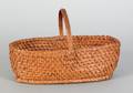 Pennsylvania rye straw gathering basket 19th c