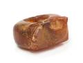 A Carved Amber Archers Ring