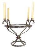 A FourLight Metal Candelabra
