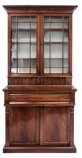 A Regency Style Mahogany SecretaryBookcase
