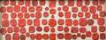 A Framed Collection of Red Wax Seals