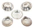 Six Small Sterling Candy Dishes