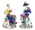 A Pair of English Porcelain Figures