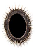 An Anthony Redmile HornApplied Oval Mirror