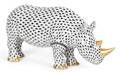 A Herend Porcelain Rhinoceros