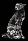 A Baccarat Crystal Cheetah