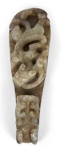 A Chinese Carved Jade Belt Hook