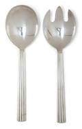 A Danish Silver Salad Set