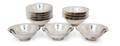 A Set of Twelve Danish Silver Bowls