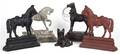 Five Cast Metal Equestrian Figures
