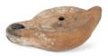 A Roman Style Pottery Oil Lamp