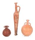 Three Egyptian Terra Cotta Vessels