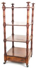 A Regency Mahogany Etagere