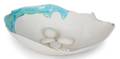 A Contemporary Partial Glazed Egg Shell Porcelain Bowl
