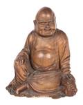 A Chinese Carved Hardwood Figure