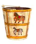 Two Painted Buckets