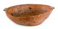 Massive burl twohandled bowl
