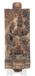 An Indonesian Carved Wood Panel