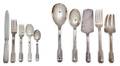 An Italian SilverPlated Flatware Service