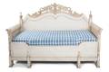 A Gustavian Painted Trundle Bed