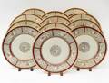 SET OF TWELVE PORCELAIN SERVICE PLATES