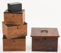 Nest of Boxes European ca 1910  Handsome set of