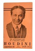 Houdini Harry Ehrich Weiss The Adventurous Life of