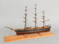 American carved and rigged ship model of the clipper ship
