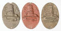 Three cast iron fire marks for the Fire Association of Philadelphia issued 1825