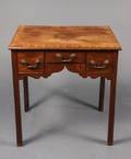 English George II Mahogany Lowboy