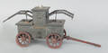 Painted wood model of an early 19th c Philadelphia style hand pumper early 20th c